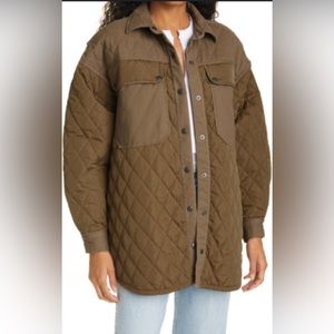 Frame Oversize Shirt Jacket